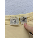Cascade Blues Yellow Short-Sleeve T-Shirt M 100% Cotton Casual Top