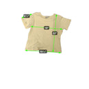 Cascade Blues Yellow Short-Sleeve T-Shirt M 100% Cotton Casual Top