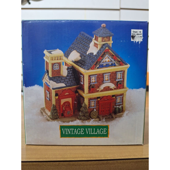 Vintage Village Hand-Painted European Style Porcelain House Decorative Collectib