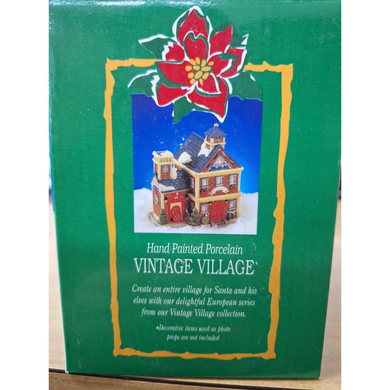 Vintage Village Hand-Painted European Style Porcelain House Decorative Collectib