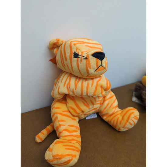 Ty Beanie Babies Plush Tiger Orange Striped Stuffed Animal 12 Inches