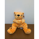 Ty Beanie Babies Plush Tiger Orange Striped Stuffed Animal 12 Inches
