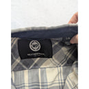 Weatherproof Mens L/G Plaid Button-Up Shirt Blue/White Long Sleeve Durable & Com