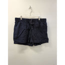 Point Sur Womens Navy Drawstring Casual Shorts Size S