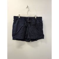 Point Sur Womens Navy Drawstring Casual Shorts Size S