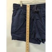 Point Sur Womens Navy Drawstring Casual Shorts Size S