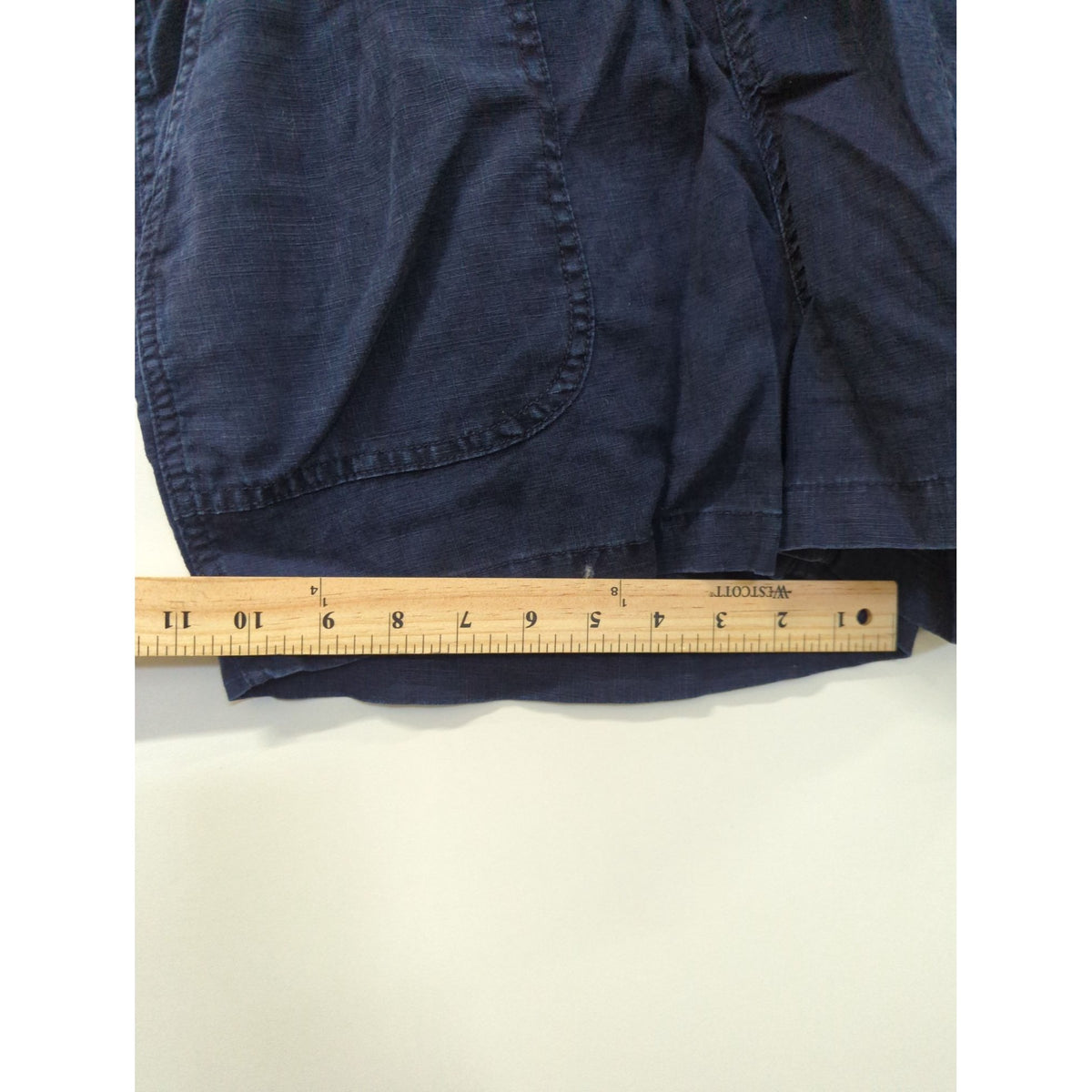 Point Sur Womens Navy Drawstring Casual Shorts Size S