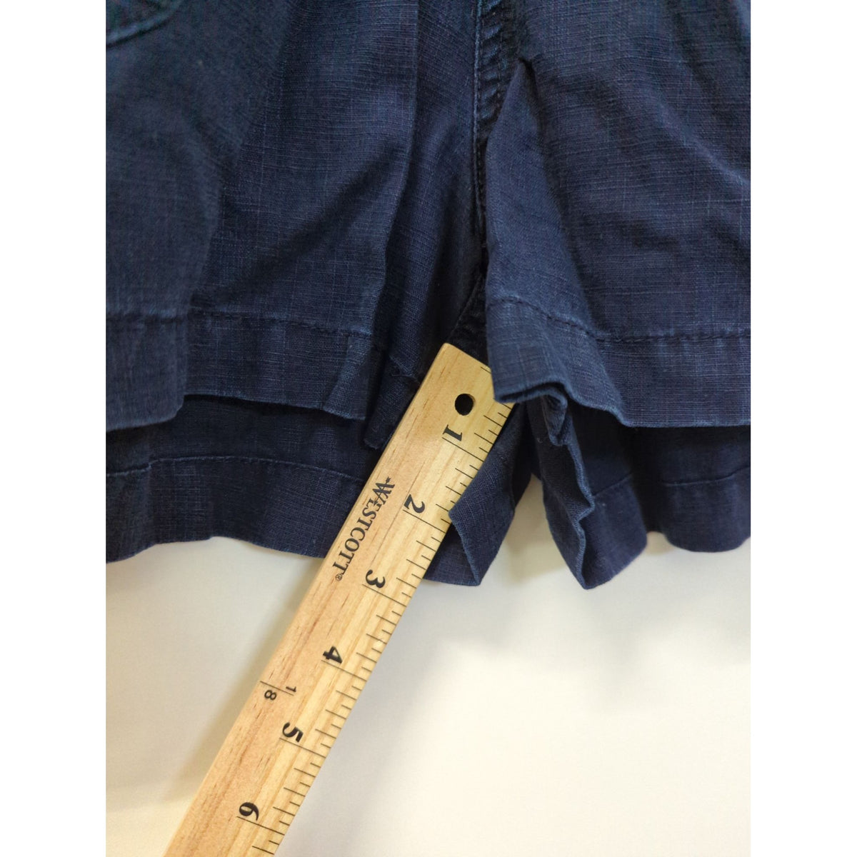 Point Sur Womens Navy Drawstring Casual Shorts Size S