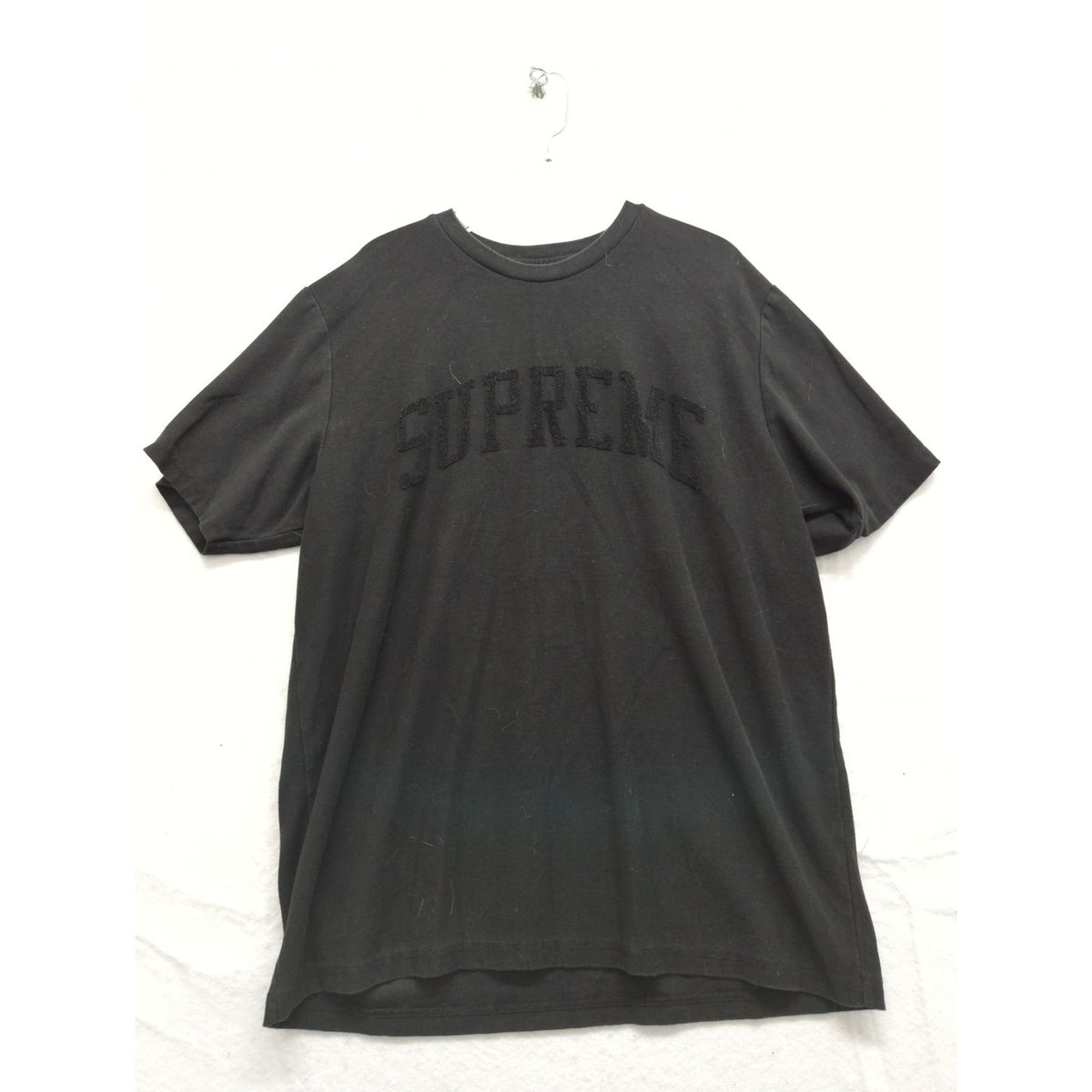 Supreme XL Short Sleeve Textured Logo Not Authenticated