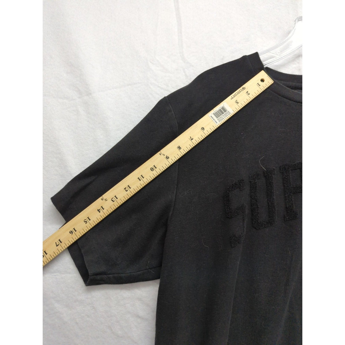 Supreme XL Short Sleeve Textured Logo Not Authenticated