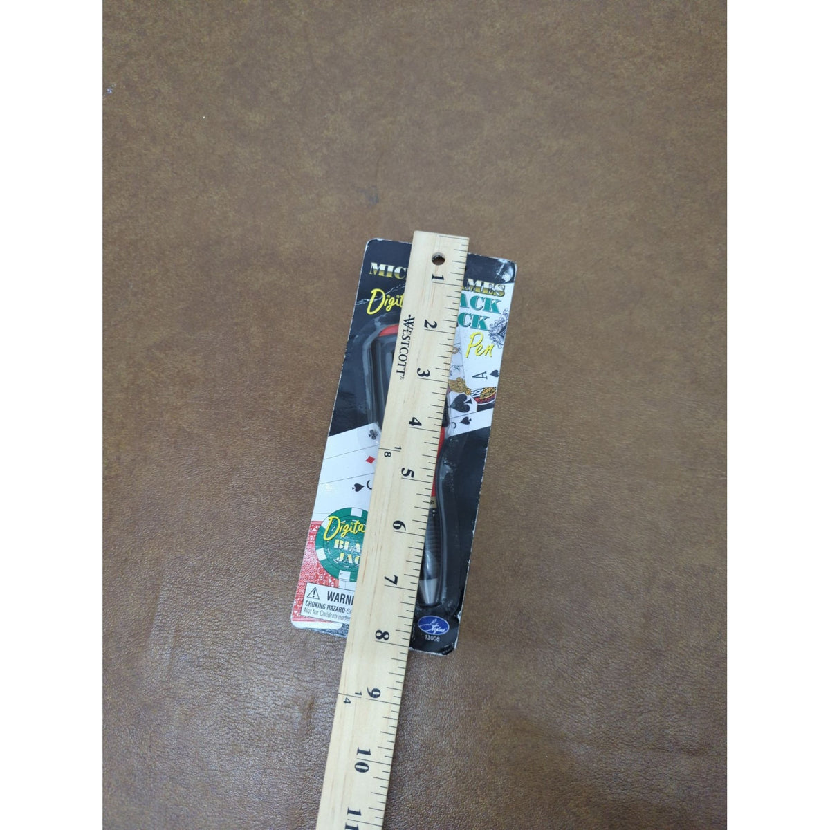 Micro Games Digital Blackjack Pen With Ballpoint & LCD Display For Fun & Writing