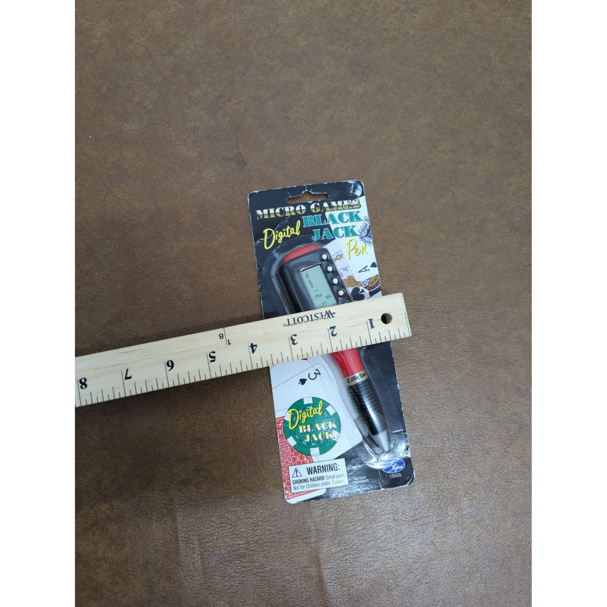 Micro Games Digital Blackjack Pen With Ballpoint & LCD Display For Fun & Writing