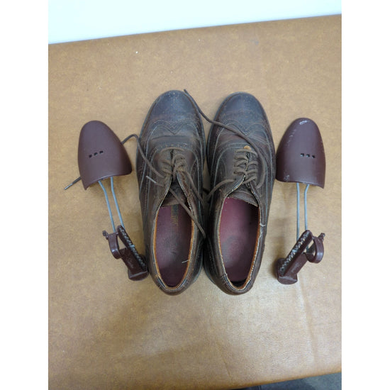 Frye Mens Brown Leather Mansfield Wingtip Shoes Size 11M