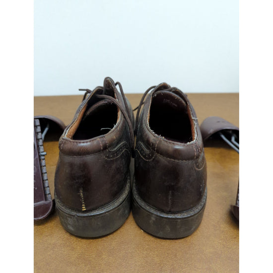 Frye Mens Brown Leather Mansfield Wingtip Shoes Size 11M