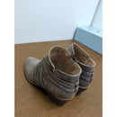 LifeStride Soft System Gray Suede Ankle Booties With Box - Womens Size 8.5
