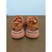 Calvin Klein Strike 205 Orange Sneakers US 6.5 EU 38.5 Leather & Fabric Mesh Upper