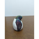 Baby Turtle Figurine Emerging From Egg - Hand-Painted Ceramic Miniature - Collectible Decor Piece