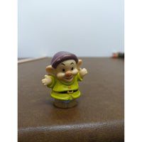 Disney Seven Dwarfs Dopey Collectible Figure 2.5" Plastic Vintage Toy