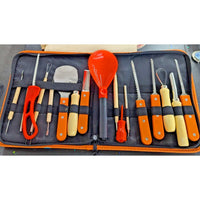 Halloween Haunters Pumpkin Carving Kit 13 Piece Tool Set Orange Black