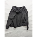 Black Zippered Hoodie With Pockets Size L Pre-Owned