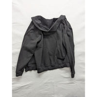 Black Zippered Hoodie With Pockets Size L Pre-Owned