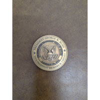 George W. Bush Inauguration January 20 2005 Commemorative Medal Presidential Seal 2 Inches Diameter