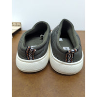 Abound Quilted Slip-On Shoes Olive Green M (9-10) Lightweight & Warm Indoor/Outdoor