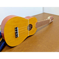 Handmade Patchwork Ukulele Case With Wooden Ukulele Floral Design