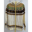 Daddys Money Womens Size L Acrylic Knit Sweater With Turtleneck & Nordic Pattern