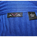 Ava, Royal Blue Ribbed Sweater, Large
