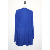 Ava, Royal Blue Ribbed Sweater, Large