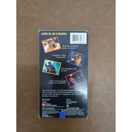 Bo Knows Bo VHS The Bo Jackson Story Nike Sports Entertainment 1991 Mono Compatible