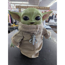 Star Wars The Mandalorian Baby Yoda Hard Head Plush Toy Sherpa Collar