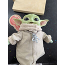 Star Wars The Mandalorian Baby Yoda Hard Head Plush Toy Sherpa Collar
