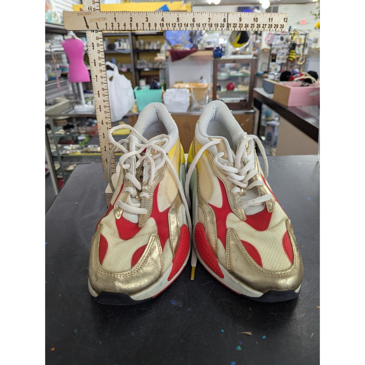 Puma Gummy Candy Rs X Sneakers Multicolor Gold Red Yellow Low Top Trainers