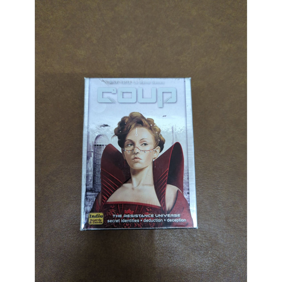 Coup Card Game The Resistance Universe By Indie Boards & Cards - Strategy & Deduction Game For 2-6 Players