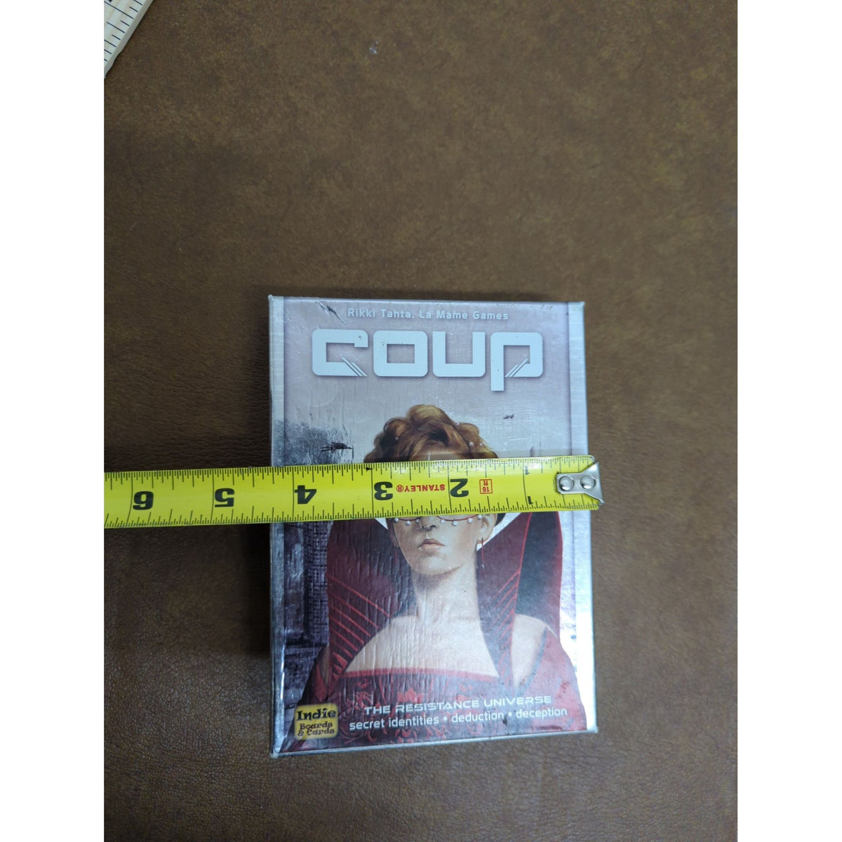 Coup Card Game The Resistance Universe By Indie Boards & Cards - Strategy & Deduction Game For 2-6 Players