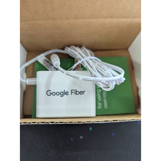 Google Fiber Ethernet Adapter With Quick Start Guide