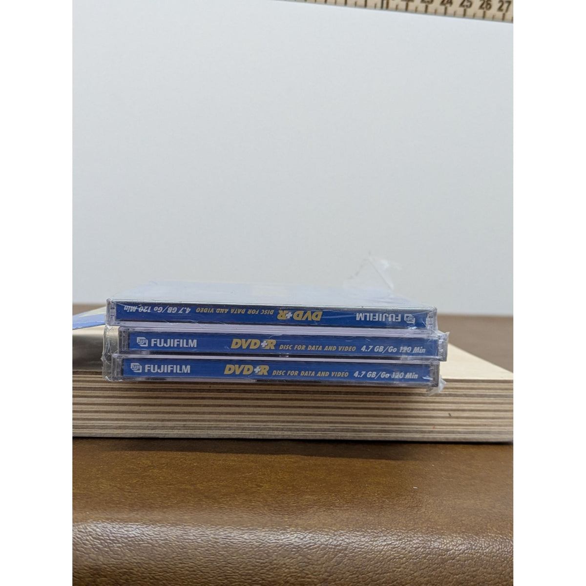 Fujifilm DVD+R 4.7GB 120 Min Recordable Discs 3 Pack Digital Media