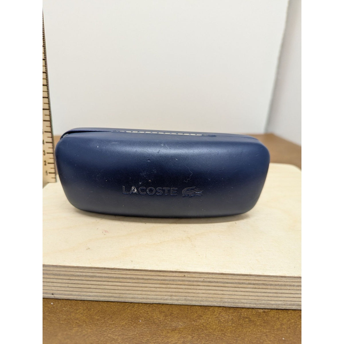 Lacoste Pink Clear Lens Eyeglasses With Navy Case