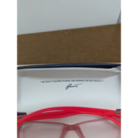 Lacoste Pink Clear Lens Eyeglasses With Navy Case