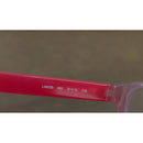 Lacoste Pink Clear Lens Eyeglasses With Navy Case