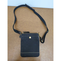 Coach Black Crossbody Bag With Gold Hardware & Adjustable Strap