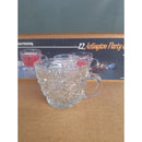 Anchor Hocking 12 Arlington Party Cups 6 Oz Clear Glass Vintage Style