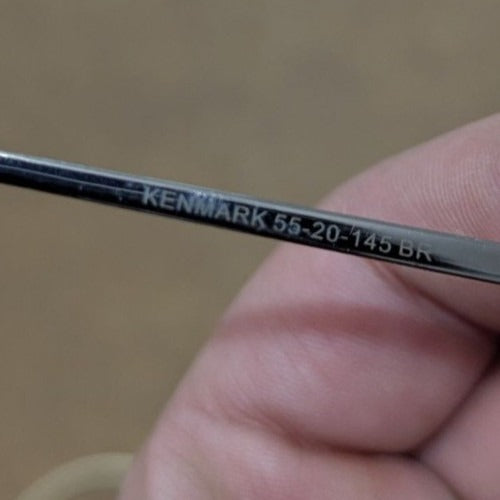 Kenmark Half-Frame Reading Glasses Metal Wire Rim Eyewear
