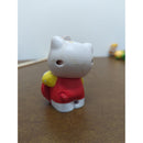 Hello Kitty 30th Anniversary Wind-Up Toy Figurine White & Red 2.5 Inches Vintage