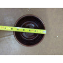 Vintage Marcrest Brown Stoneware Plate & Bowl Set 8" Floral Design Oven-Proof USA