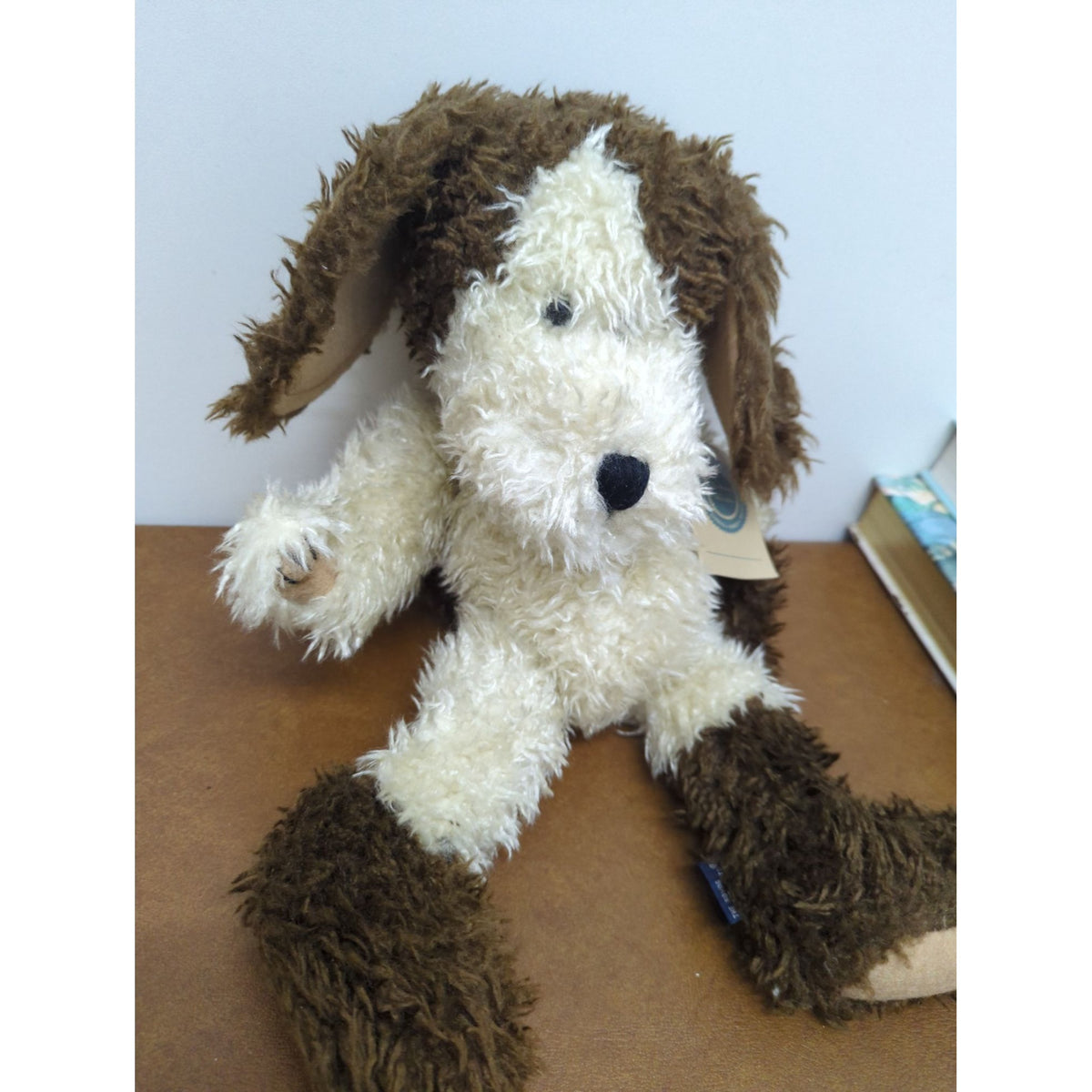 Boyds Bears Plush Dog Stuffed Animal By J.B. Bean & Associates Brown & Cream 15 Inches With Tags
