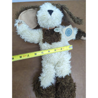 Boyds Bears Plush Dog Stuffed Animal By J.B. Bean & Associates Brown & Cream 15 Inches With Tags