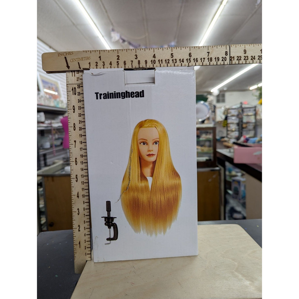 26"-28" Training Mannequin Head With Clamp For Hair Styling Practice New